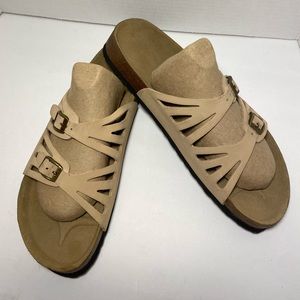 Birkenstock Betula Granada Faded Khaki Nubuck Size 11
